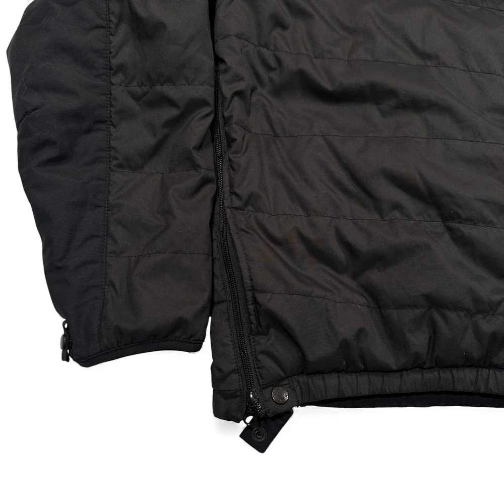 The North Face Mens Large Black Insulated Puffer Jacket Full Zip Vintage‎ Ski